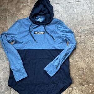 HOLLISTER men’s hoodie, shades of blue, size S